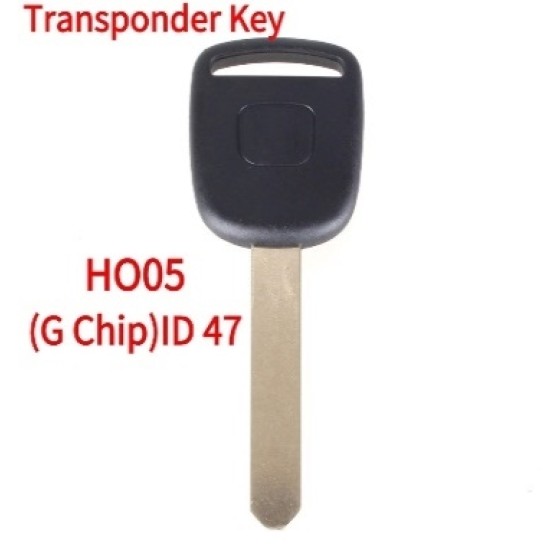 2013-2020 Honda - HO05 Transponder Key (G Chip)ID 47 HONDA G(Aftermarket chip/OEM chip )(No logo)